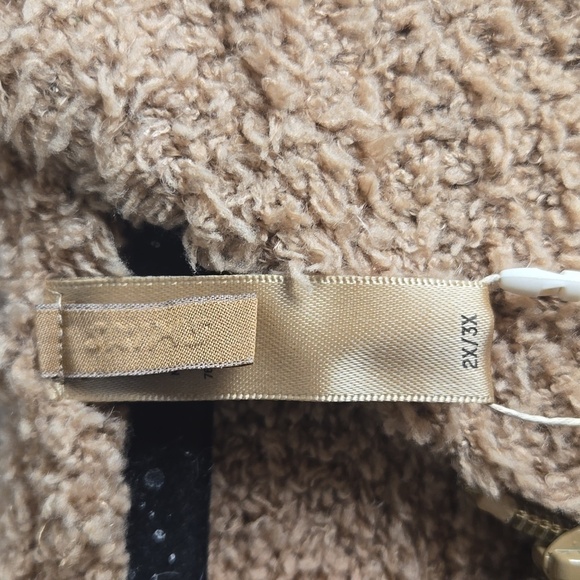 SKIMS Cozy Knit Lounge Zip Up Hoodie Camel Brown-Size 2x/3x - Picture 5 of 14